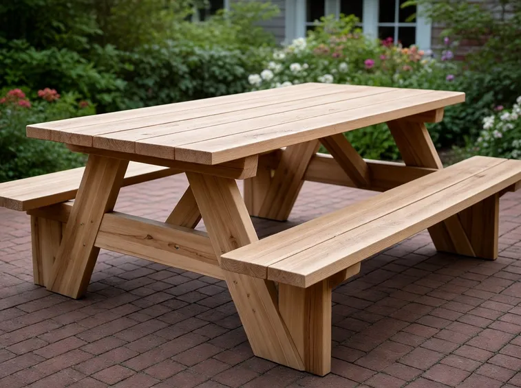 tavolo da esterno in legno