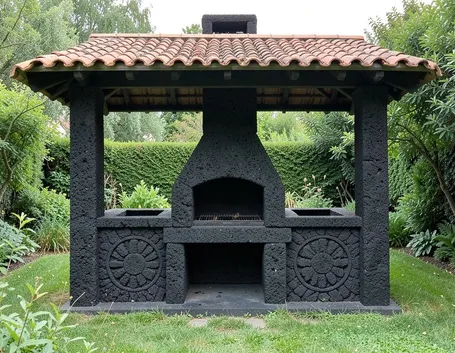 barbecue pietra lavica