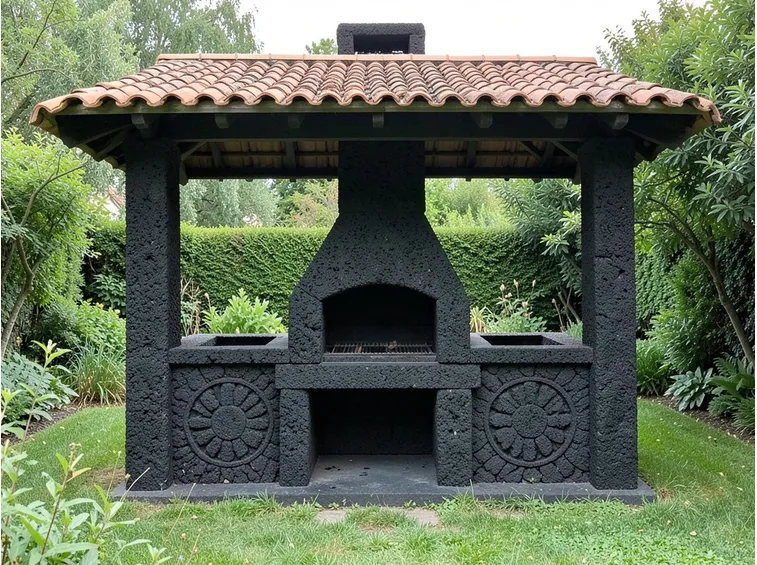 barbecue pietra lavica