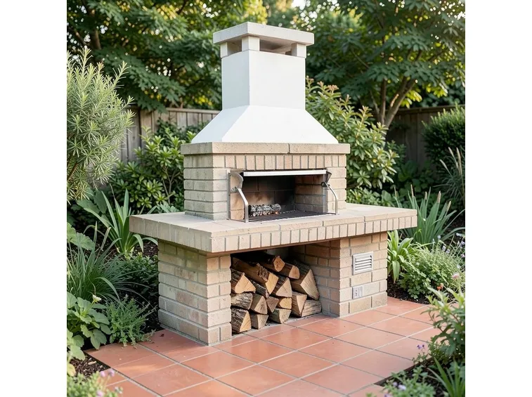 barbecue in muratura