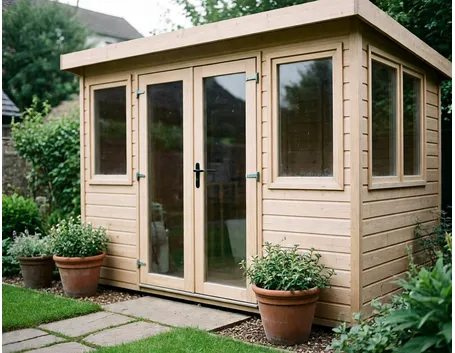 Casetta in legno per giardino