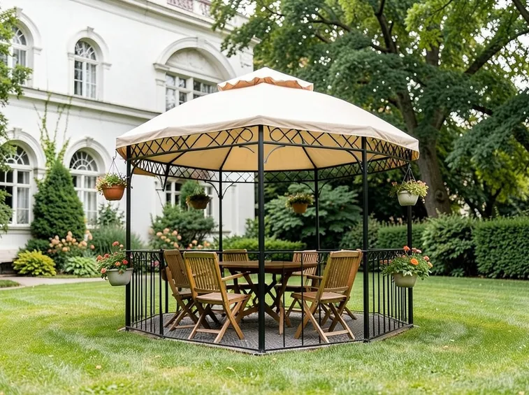 gazebo in ferro