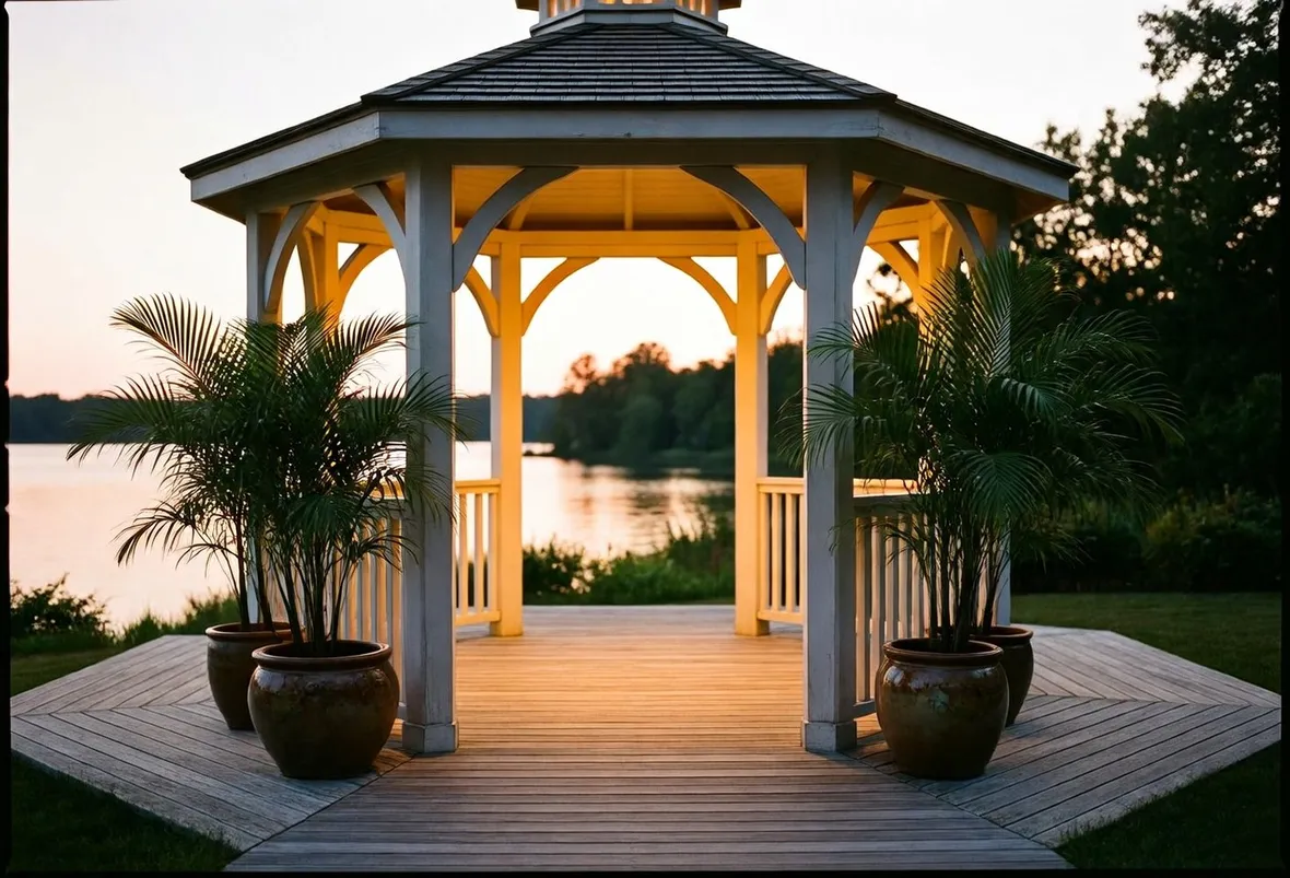 gazebo in legno