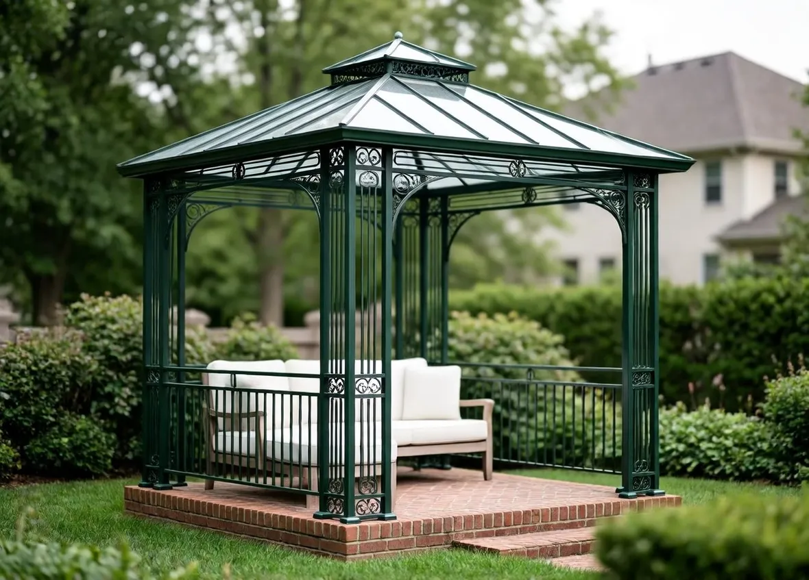 gazebo in ferro