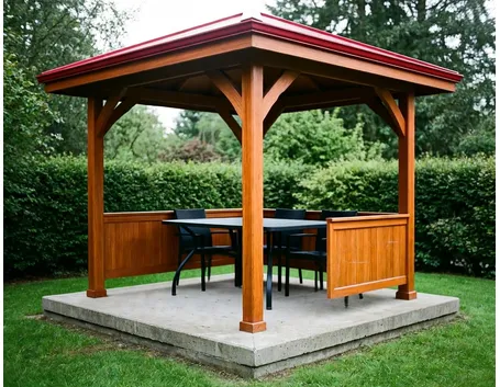 gazebo in legno
