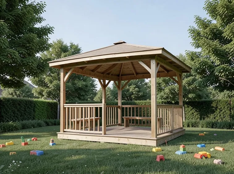 Gazebo in legno