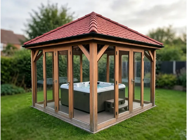 gazebo di legno