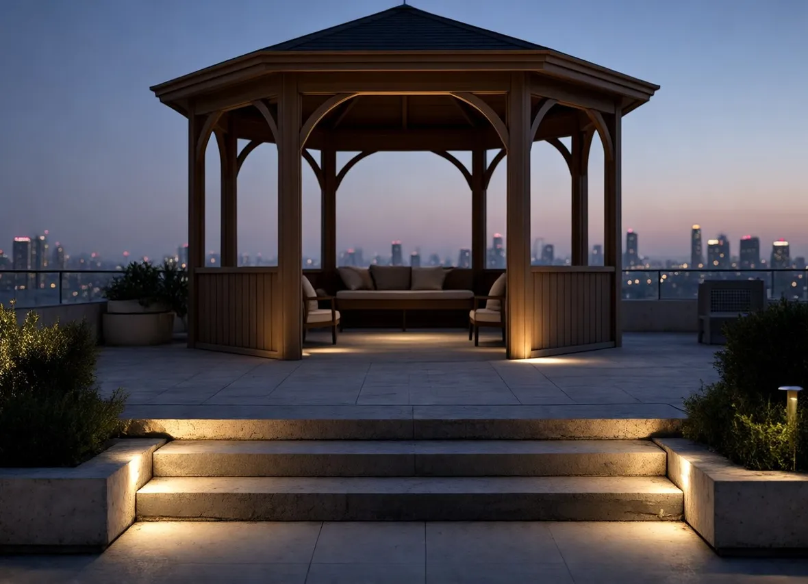 gazebo per terrazzi