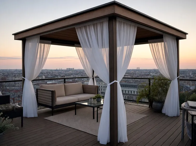 gazebo per terrazzo