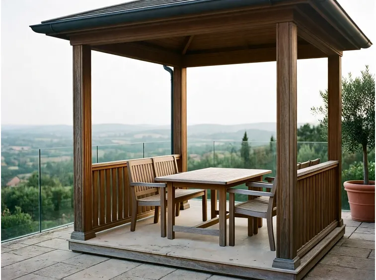 gazebo per terrazzo
