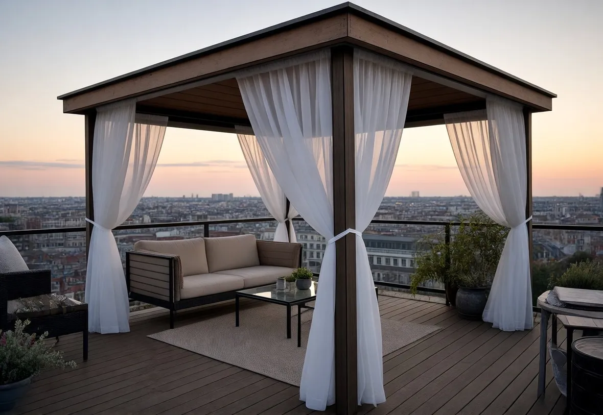 gazebo per terrazzo