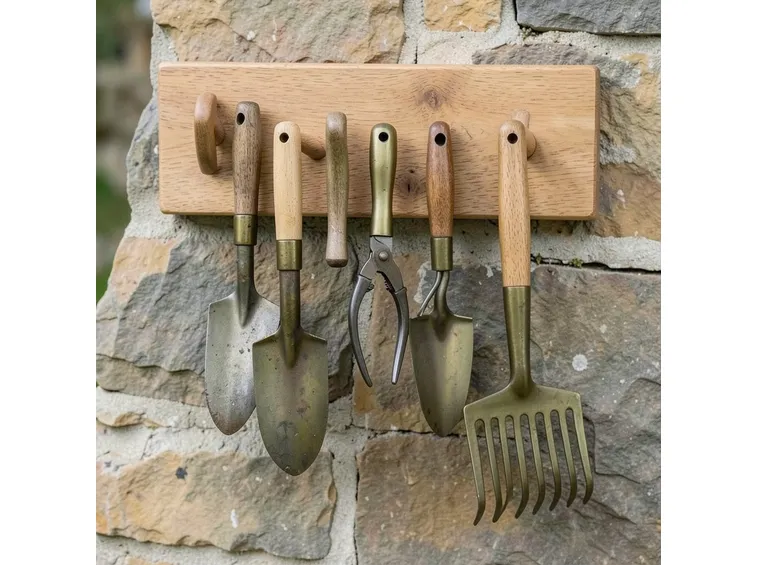 porta attrezzi legno
