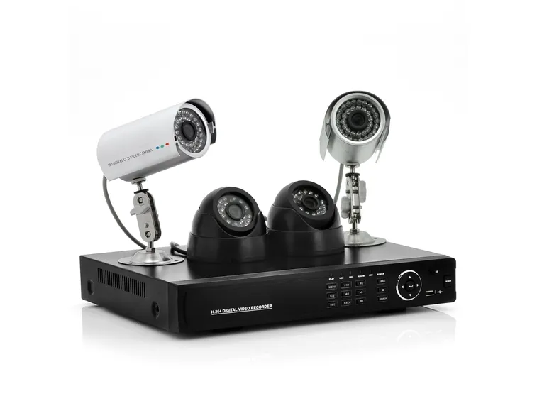 Un sistema di videosorveglianza a cavo
