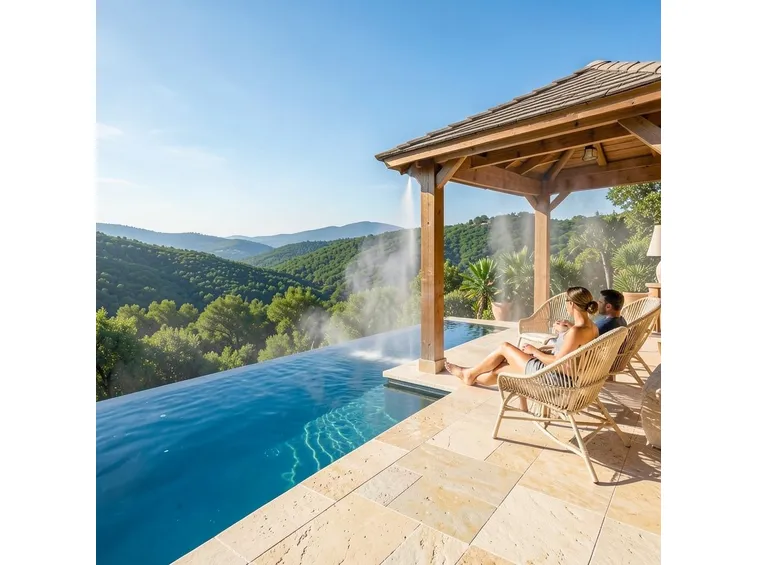 Nebulizzatori per gazebo a bordo piscina