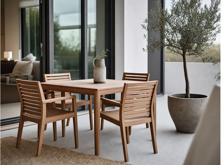 tavolo da giardino in legno