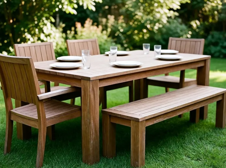 mobili da giardino in legno
