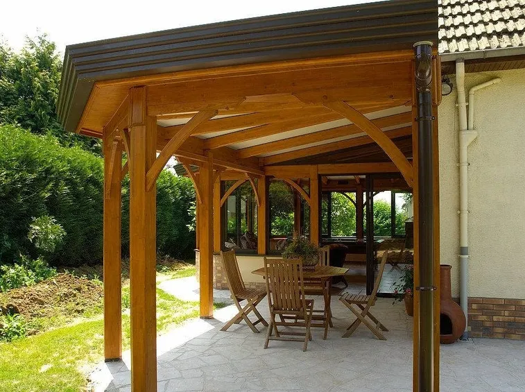 Coperture per terrazze in legno