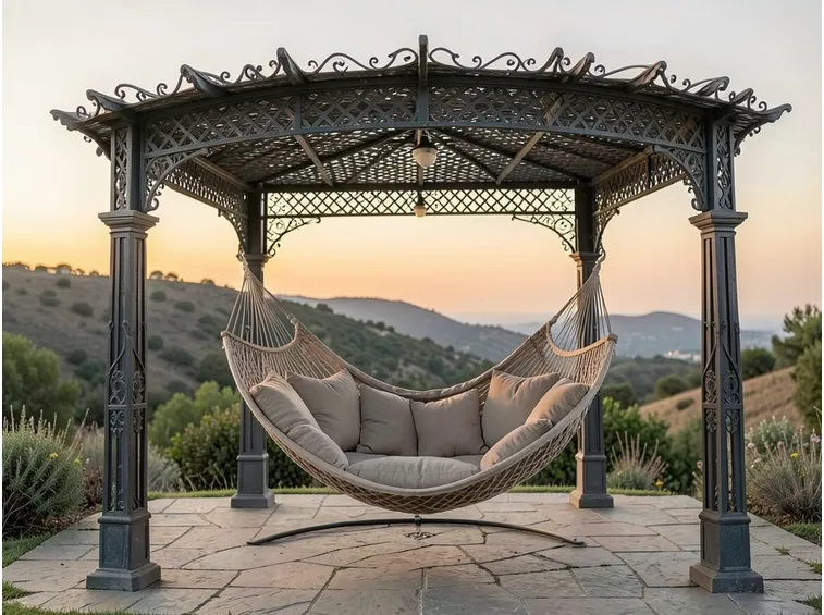Una pensilina in stile gazebo