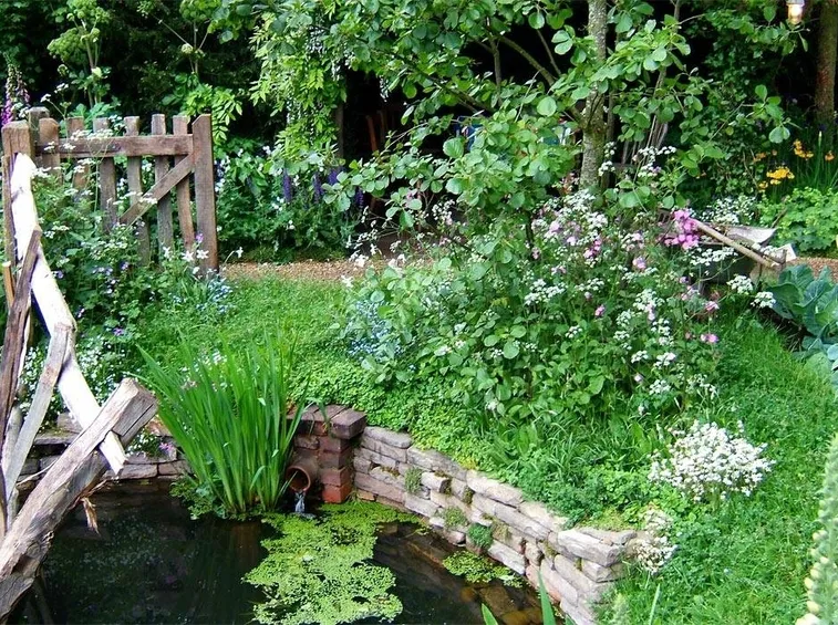 giardino rustico