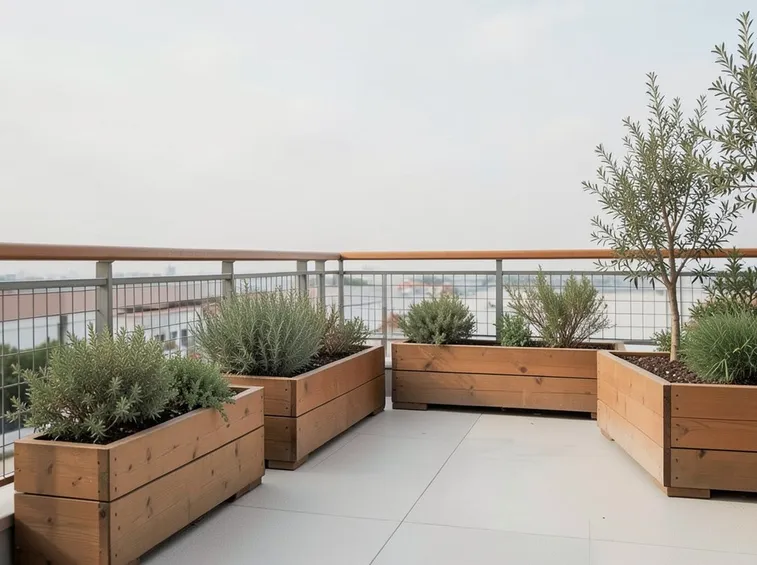 giardino in terrazzo