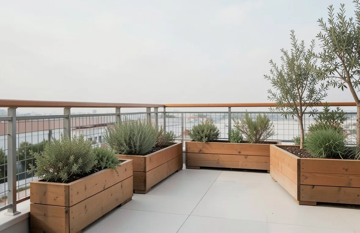 giardino in terrazzo