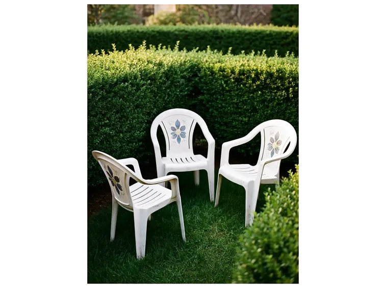 sedie da giardino in plastica