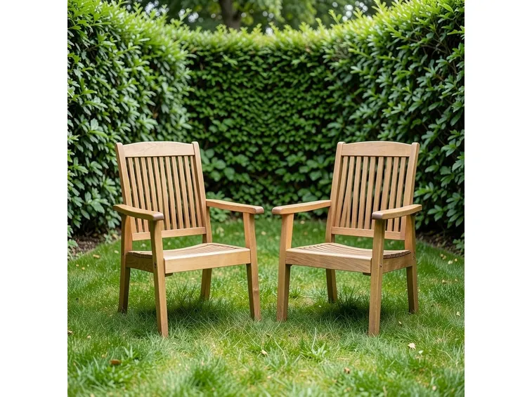 sedia giardino legno