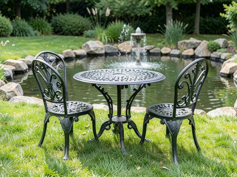 Tavoli da giardino in ferro battuto