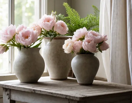 vasi di fiori