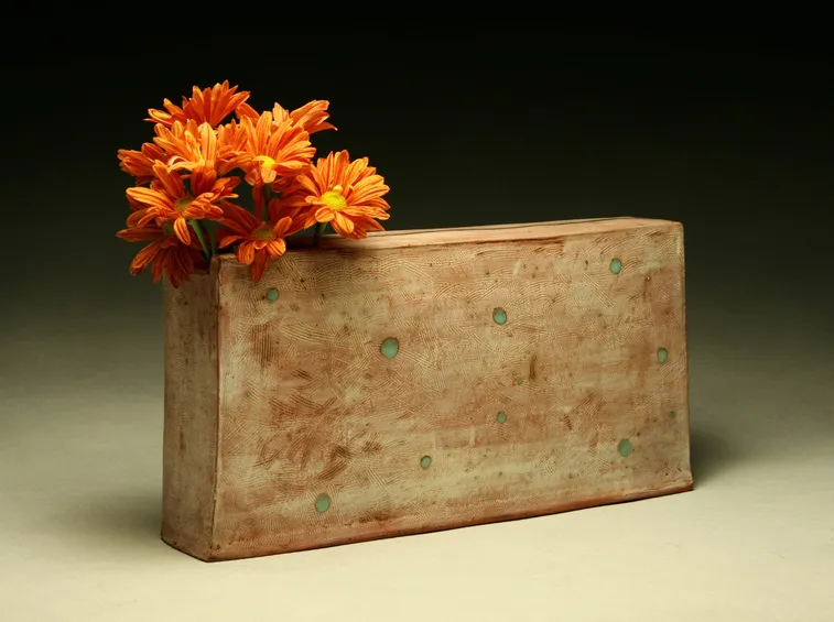vaso rettangolare terracotta