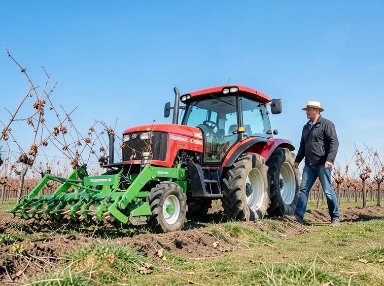 Prepotatrice per vigneto