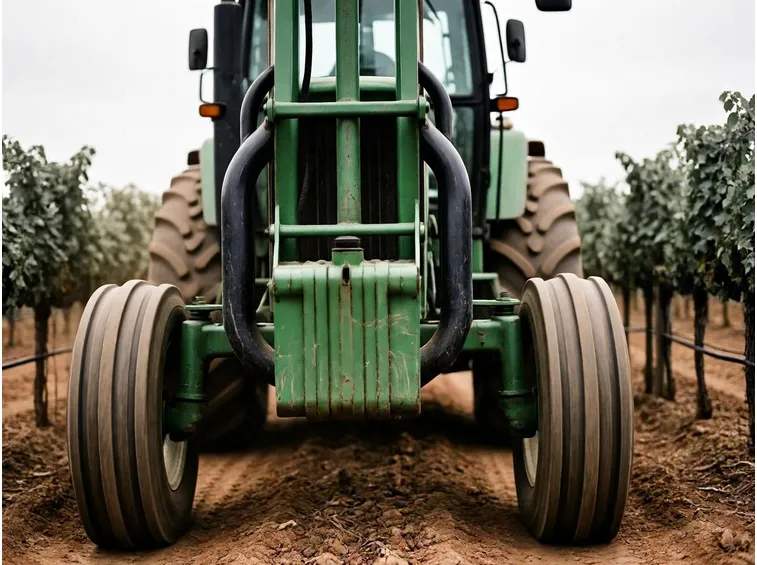 Scavallatore in assetto di marcia