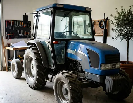 Trattore vigneto N. Holland