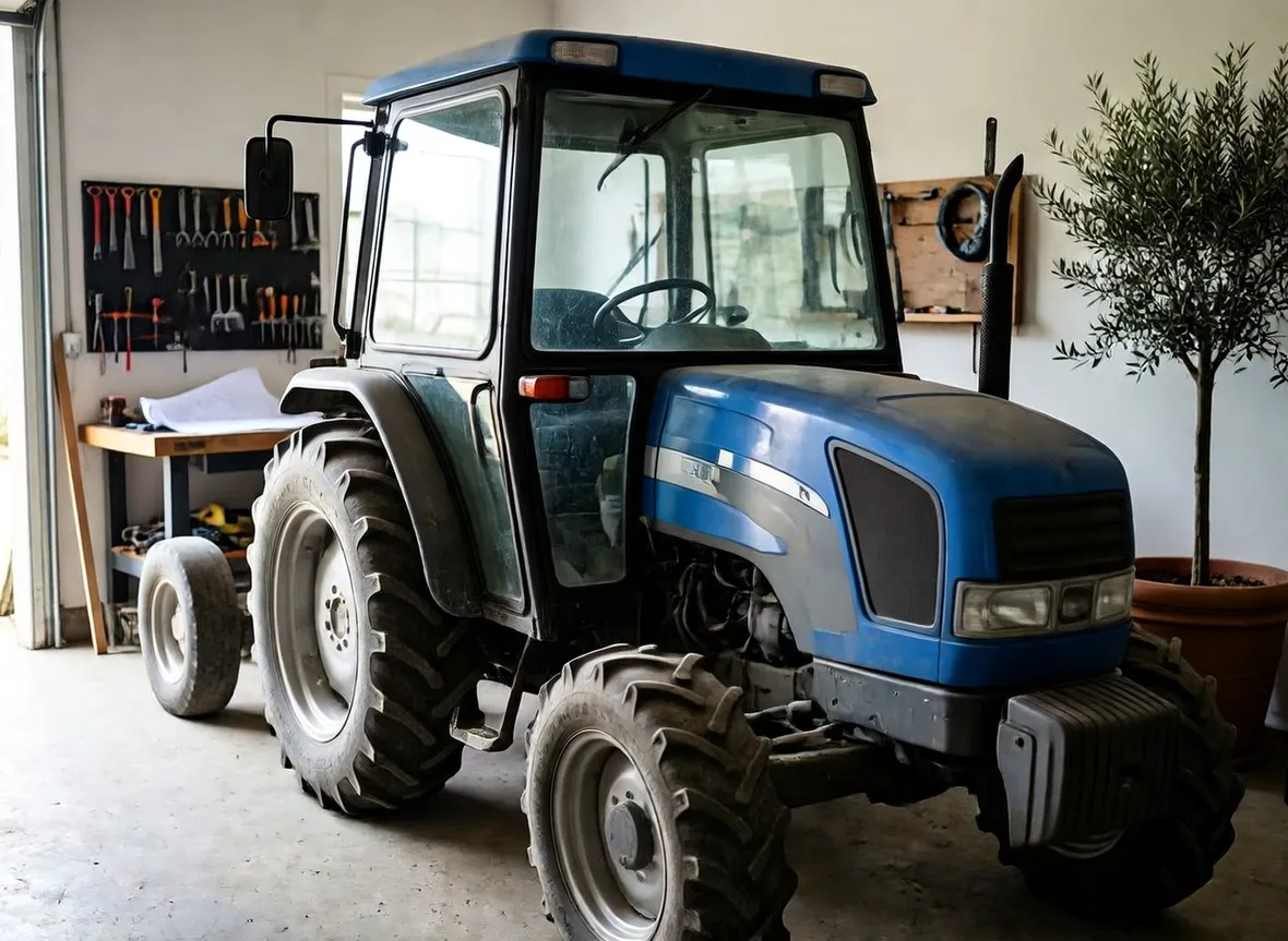 Trattore vigneto N. Holland