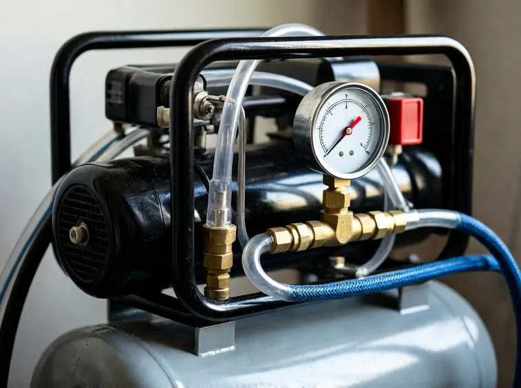 filtro aria di un compressore silenziato