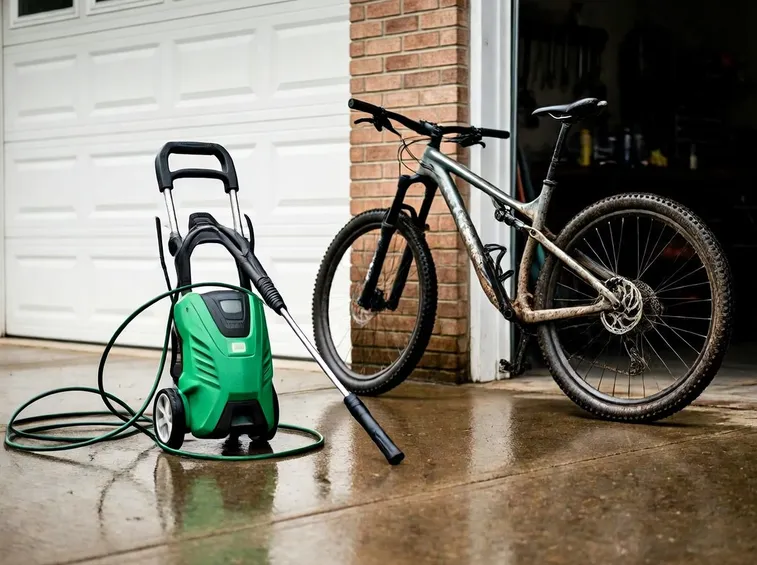 Una idropulitrice Bosch è ideale per pulire la bici o l'auto