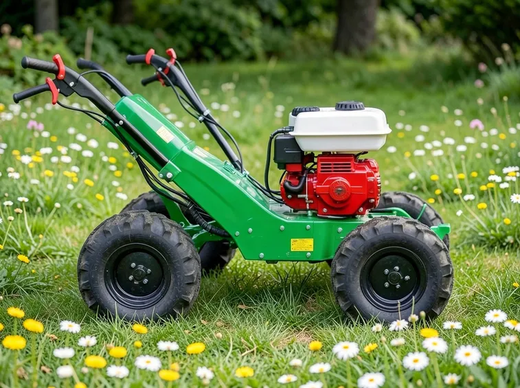 Ottimo motocoltivatore verde