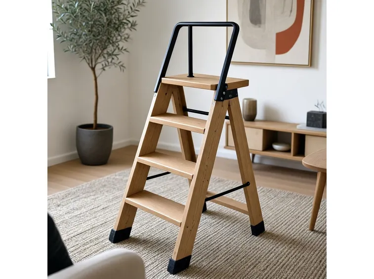 Modello di scala a libro in legno