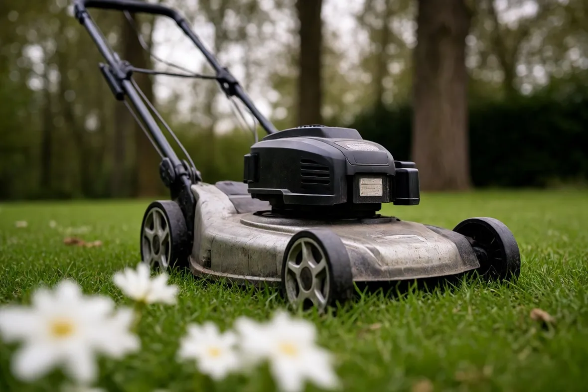 tagliaerba grin per giardino