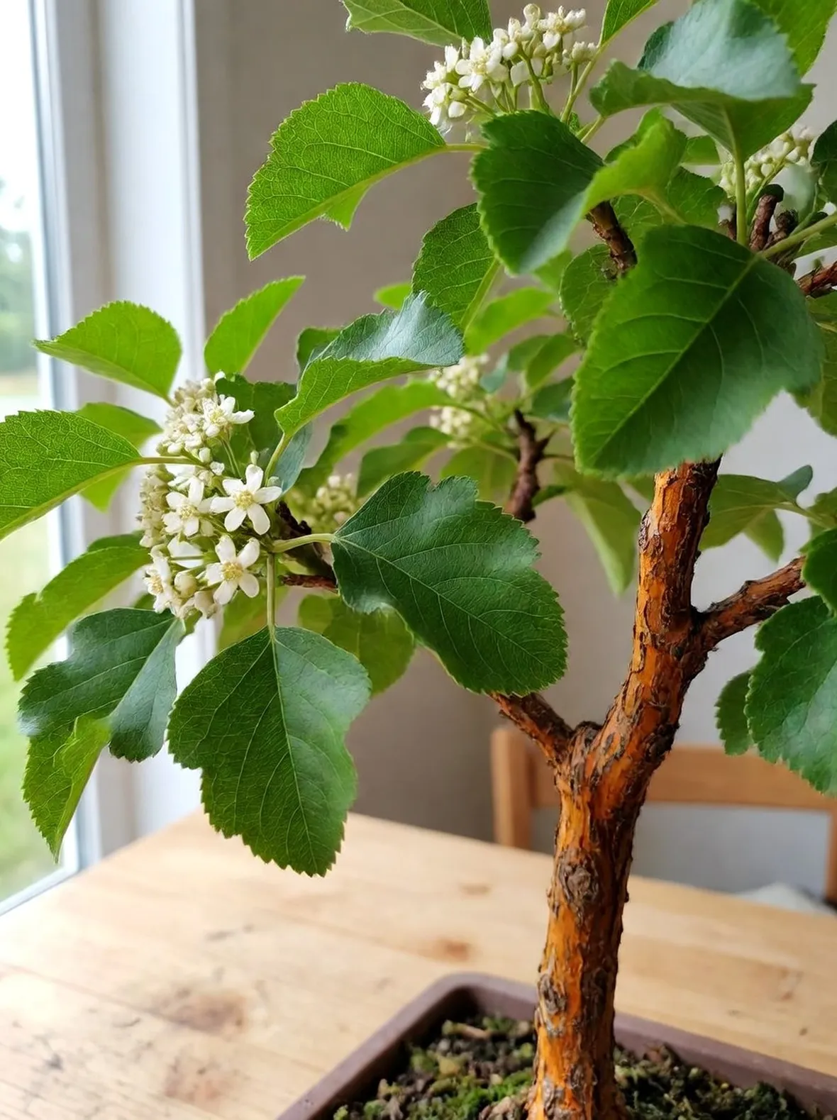 Biancospino bonsai