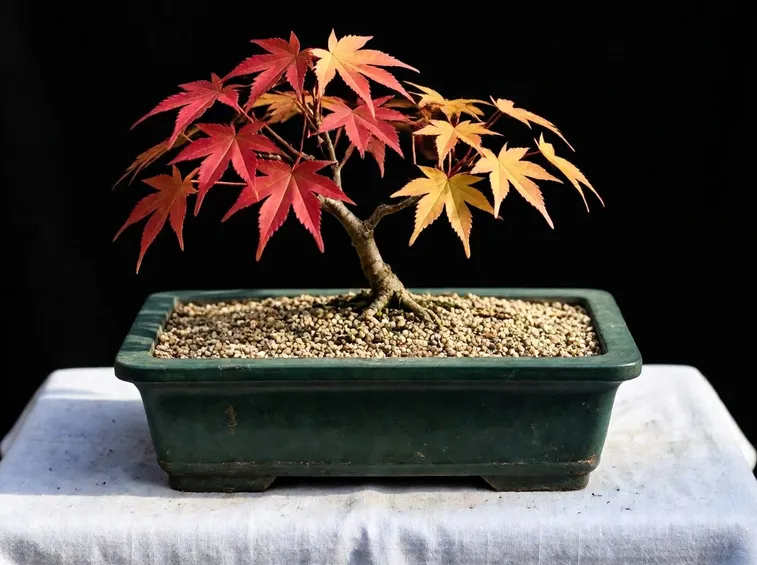 Bonsai acero autunno