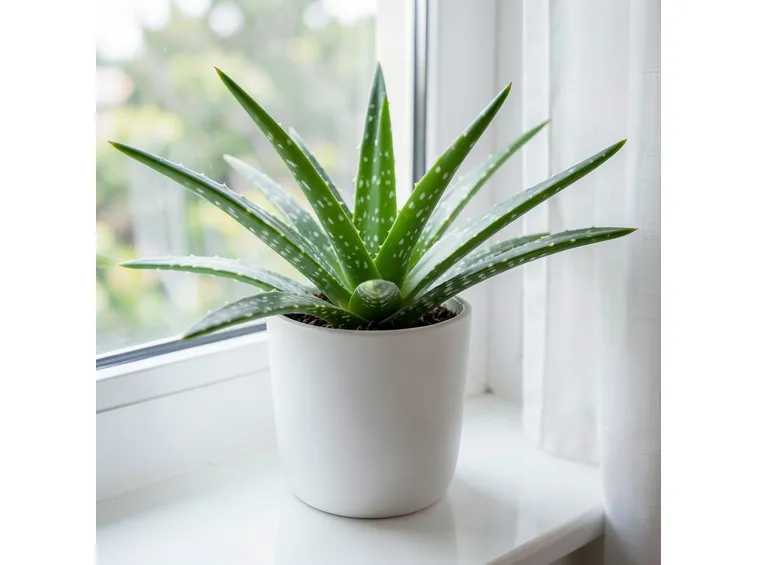 aloe in vaso