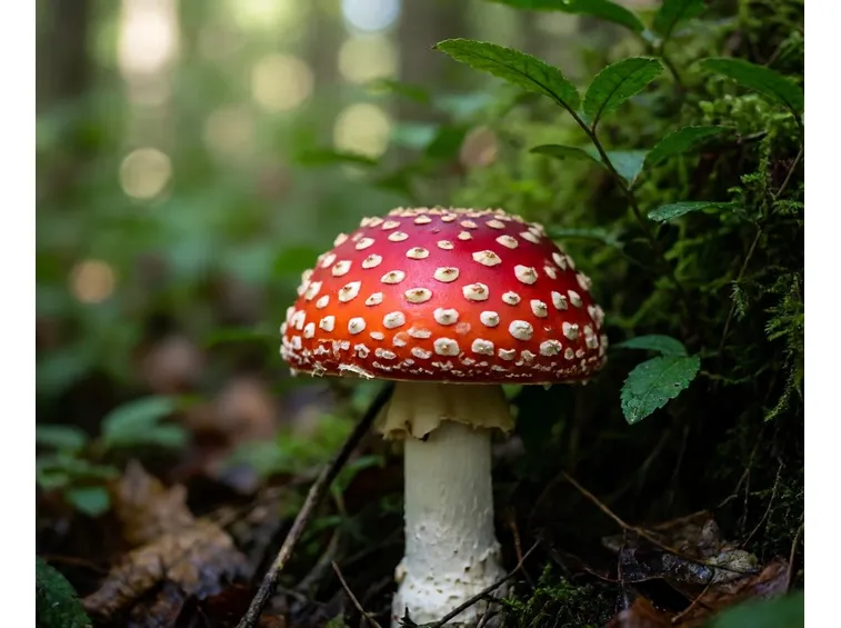 Un esemplare di Amanita muscaria