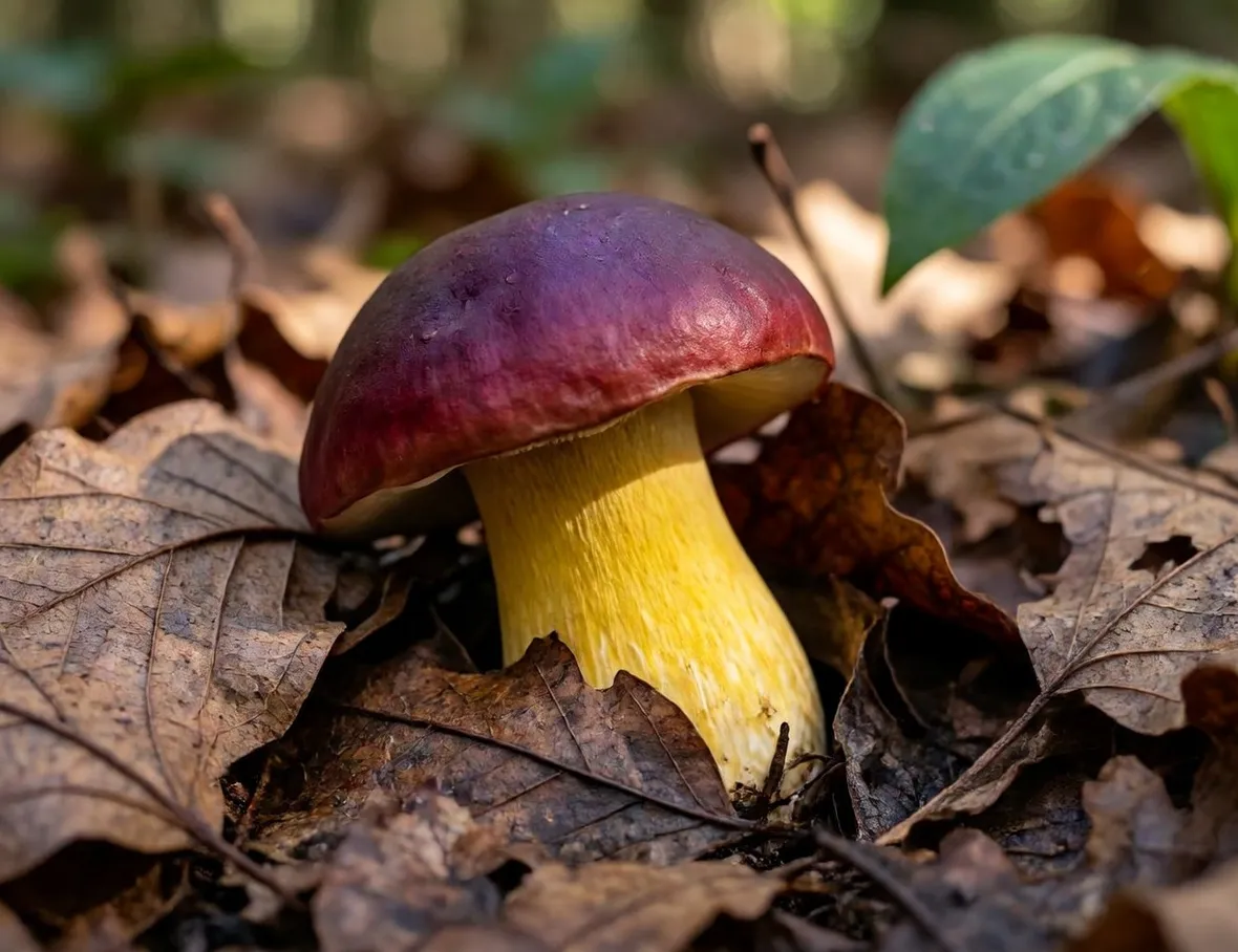 Un esemplare di boletus regius