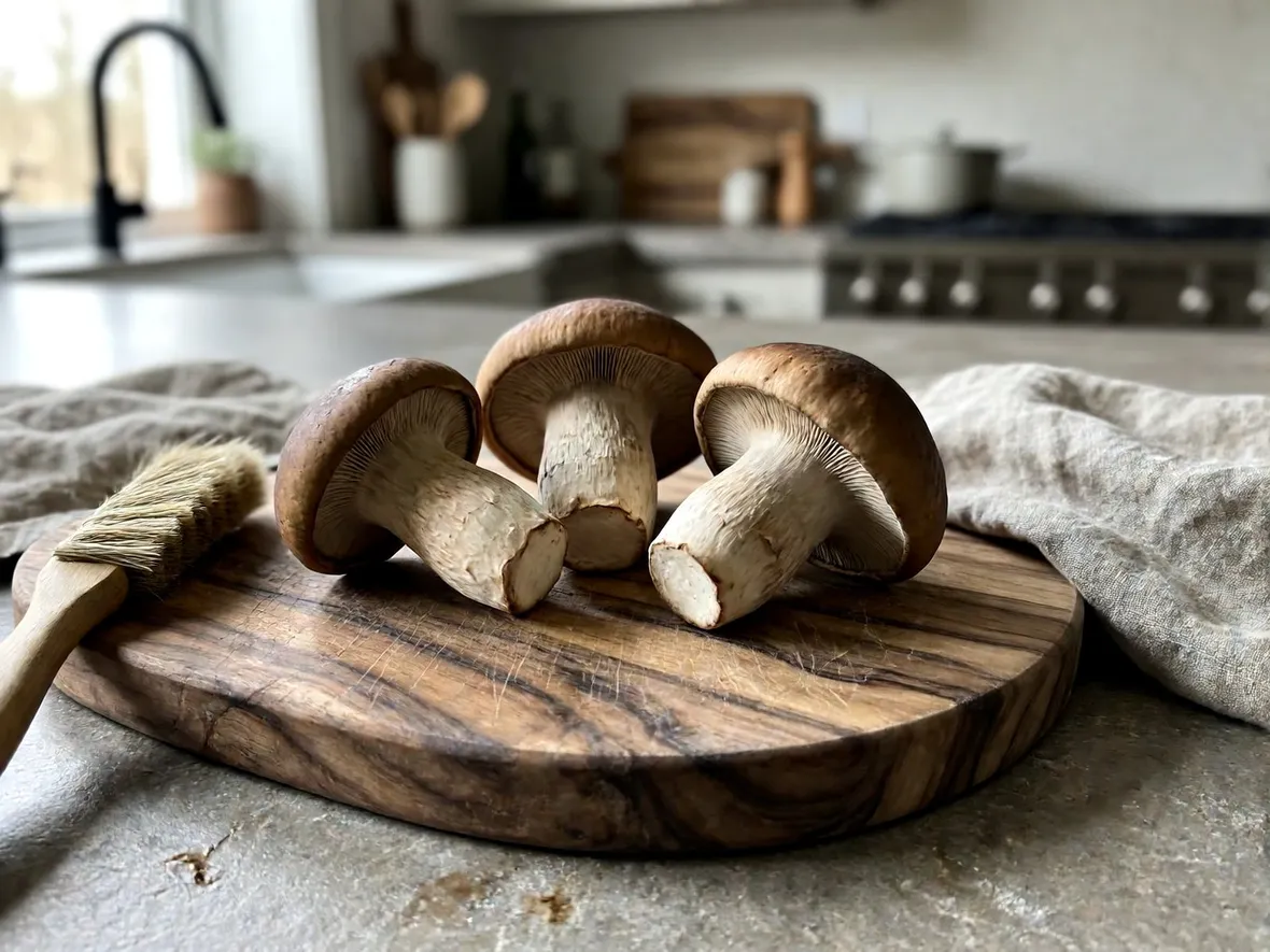 Pulire i porcini appena raccolti senza usare l'acqua