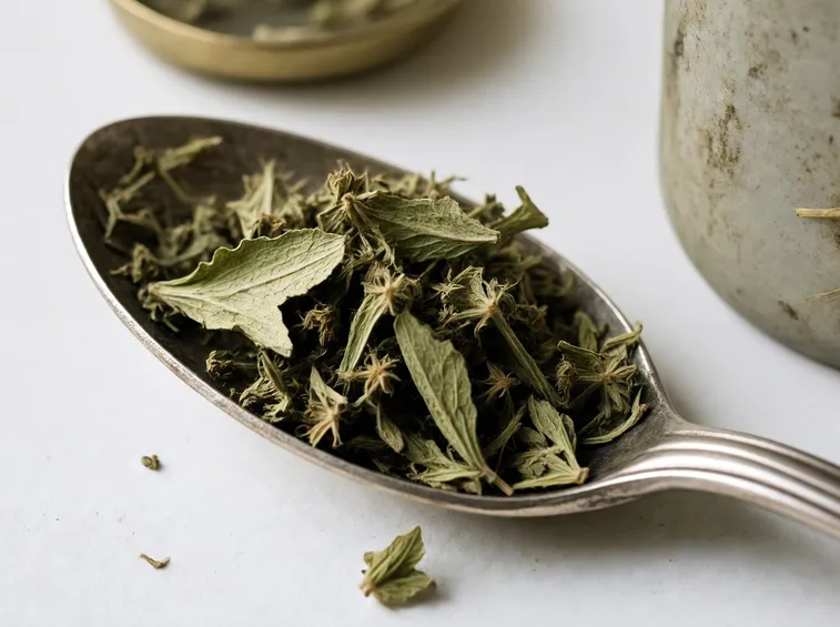 foglie secche alchemilla