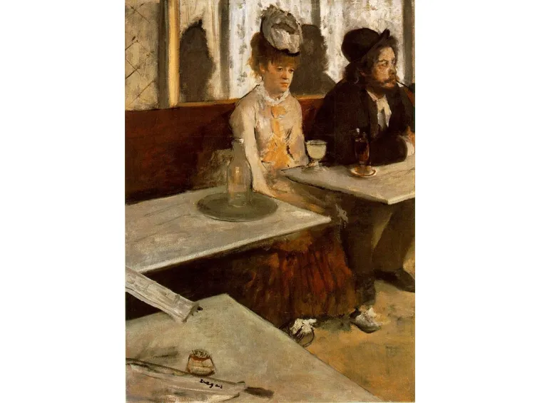 Bevitori d'assenzio nella pittura