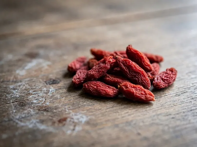 Bacche essiccate e pronte al consumo
