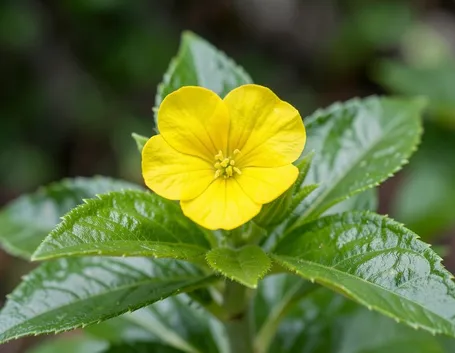 Damiana pianta, particolare fiore