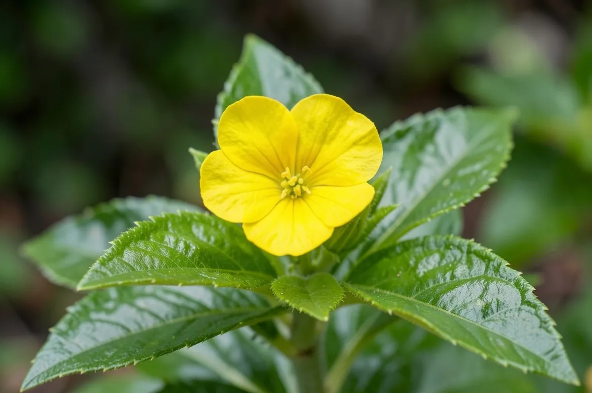 Damiana pianta, particolare fiore